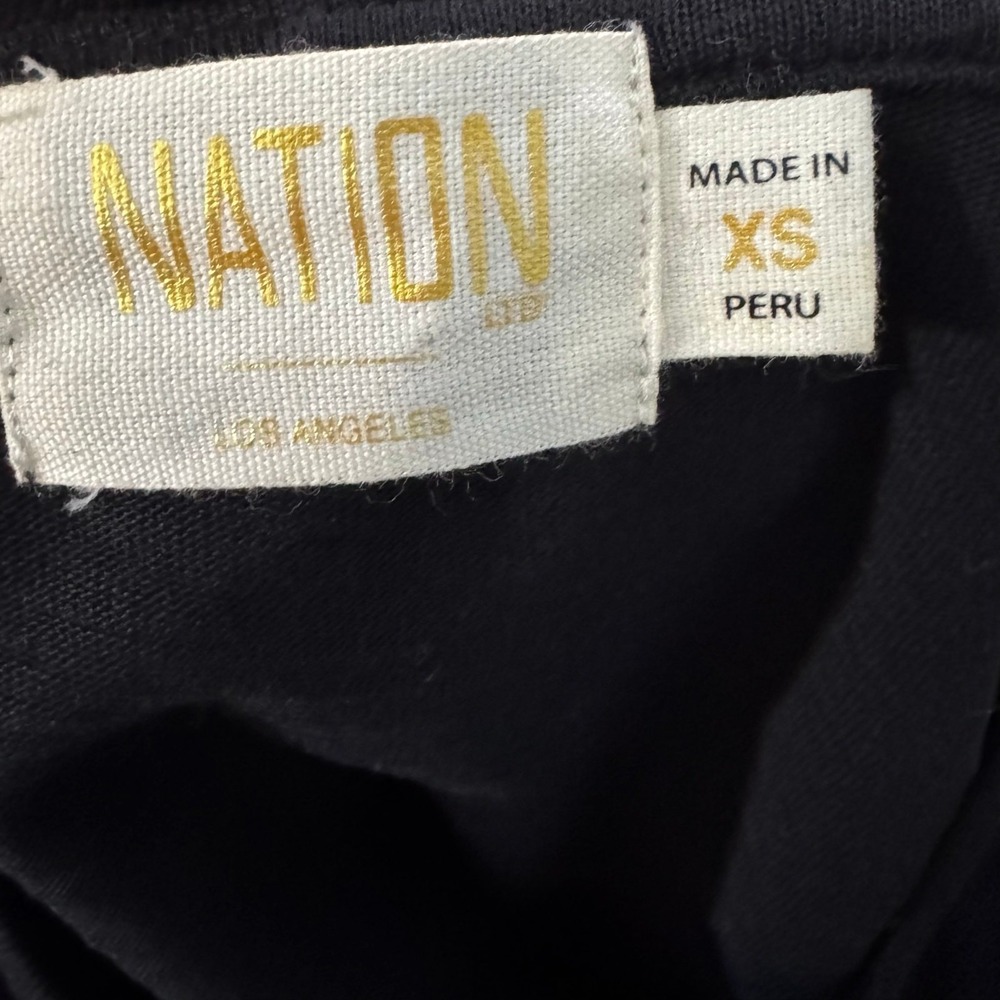 Nation LTD Oran Grommet Muscle Tee Size XS 100% Peruvian Cotton - Picture 7 of 9